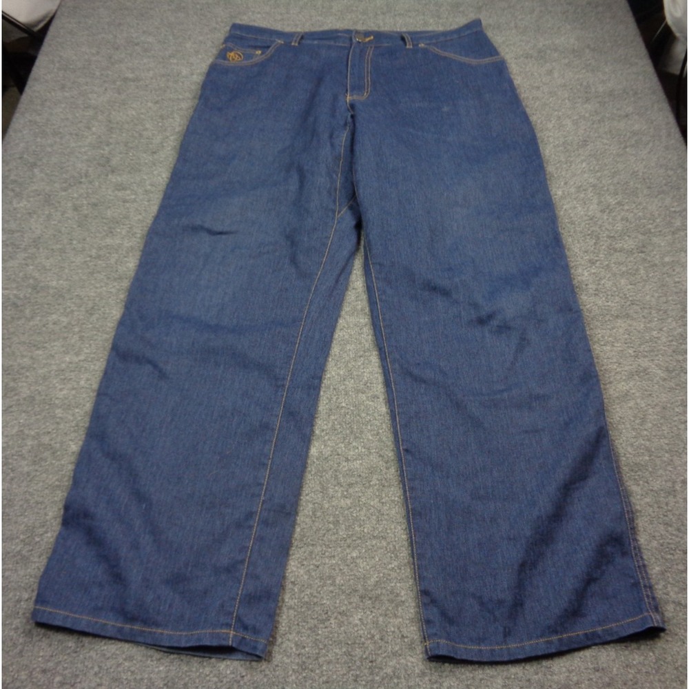 Vtg Y2k Patagonia Rhythm High Wire Hemp Jeans Wide Leg Pants Mens 36 Blue